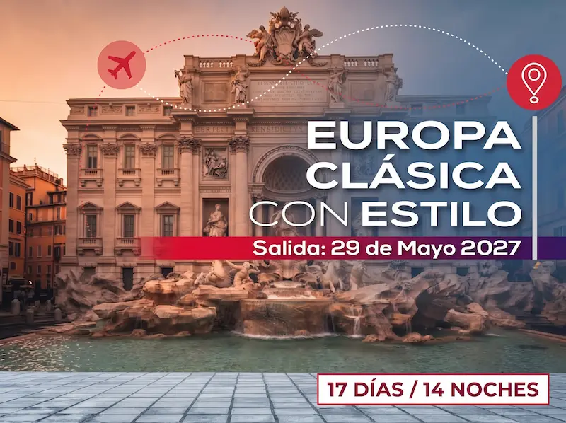 Salida grupal a Europa: Londres, París, Roma y Madrid